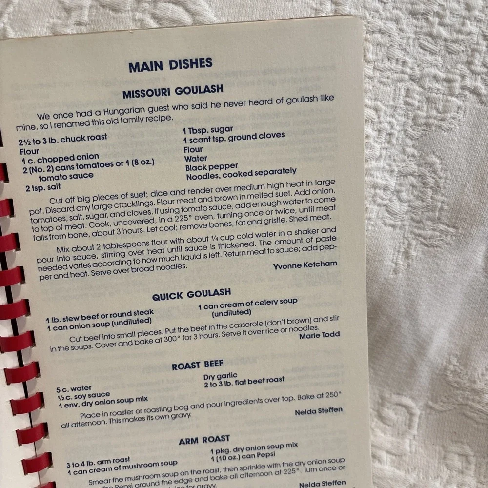 Local Cookbook League Of Women Voters Cape Girardeau, MO -